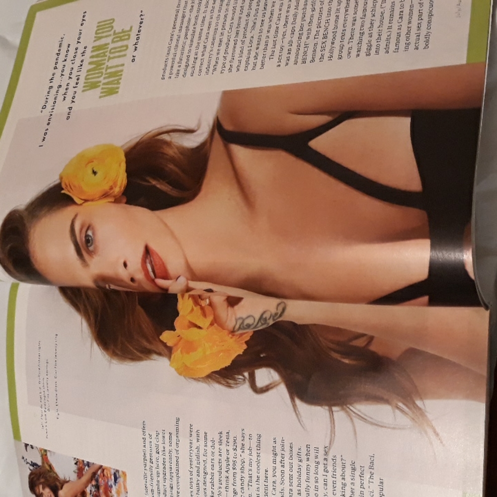 Cara Delevingne Cosmopolitan July Aug 2021‎ - Picture 2 of 3